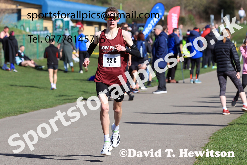 Senior Mens 2026 NECAA Royal Signals Road Relays, Hetton Lyons Country Park, Hetton le Hole. Photo: David T. Hewitson/Sports for All Pics